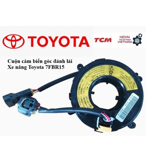 Cuộn cảm biến góc đánh lái xe nâng điện đứng lái Toyota 7FBR10~7FBR25, mã P/N 45190-13900-71. Chất lượng cao. Có bảo hành. Bao đổi trả.
